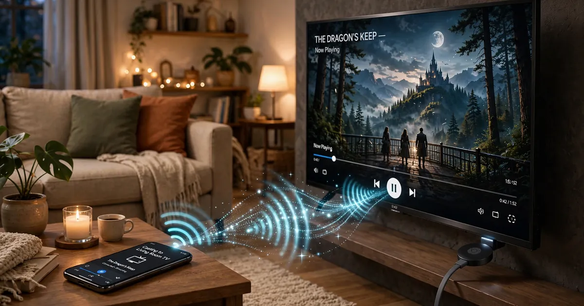 Casting HiStream from phone to TV with Chromecast